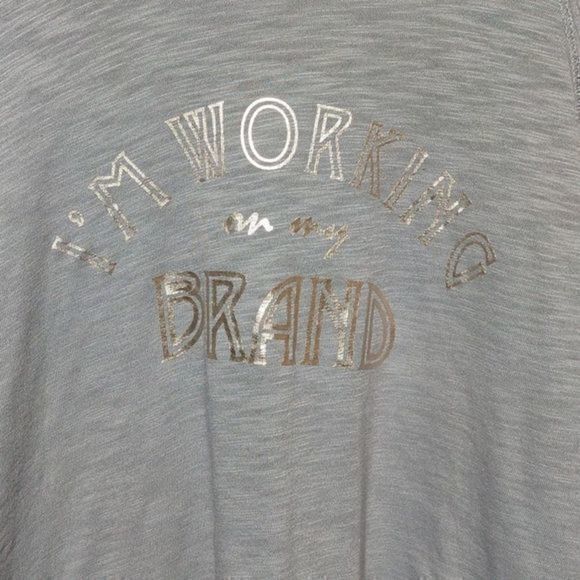 3‎ for $18 Nanette Lepore "I'm Working on My Brand" 3/4 SleeveTop Sz S - Picture 2 of 8